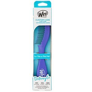 Wet Brush Custom Care Thin Hair Detangling Comb Purple
